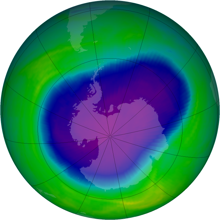 Ozone Map 1998-10-14
